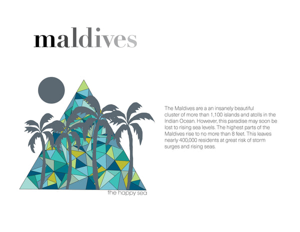 Maldives Vinyl Sticker