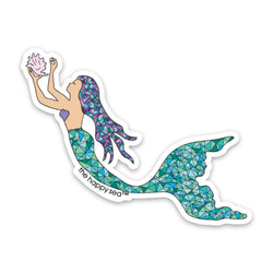 Mermaid Vinyl Sticker 4"